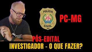 PCMG24  Investigador pósedital  e agora [upl. by Johna]