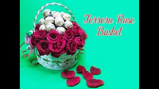 Ferrero Rocher With Rose Basket [upl. by Nagel]