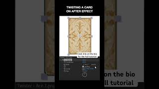 Twisting ampflipping card after effect tutorial tutorial aftereffects [upl. by Domingo260]