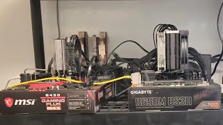 Mini CPU Mining Farm Update qubic btc roi [upl. by Armando]