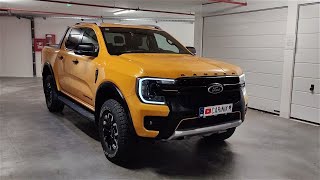 Ford Ranger 2024 Wildtrak X  LED Lights review Night test drive [upl. by Siubhan]