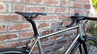 Waltly custom titanium road bikequotPink Floydquot [upl. by Olmsted220]