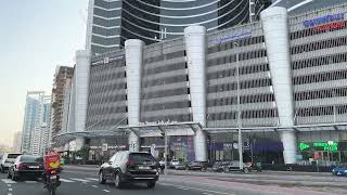 Dubai Hills to Tecom Barsha Heights  DUBAI 4K drive [upl. by Hospers]