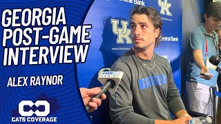 Alex Raynor Georgia PostGame Interview 09142024 [upl. by Anallij]