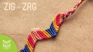 Pulsera de hilo Zigzag  Friendship Bracelet [upl. by Enrev455]