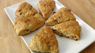 How to make Rum Rasin Scones from Scratch  recipe by Laura Vitale  Laura in the Kitchen ep 93 [upl. by Mossberg]