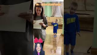 ANAK PINTAR BANTU MAMA MINTA PERTOLONGAN ⁉️👮‍♂️ BorisKateFamily shorts funny dubbing [upl. by Mariand304]