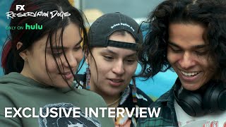 Interview with Sterlin Harjo Taika Waititi and Devery Jacobs of Reservation Dogs  TCA  FX [upl. by Milburn]