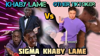 KHABY LAME Vs OTHERS TIKTOKER  SIGMA KHABY LAME  OmorOnFire2022 sabujedit [upl. by Aenej]