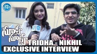 Nikhil Siddharth and Tridha Choudhury Exclusive Interview  Surya Vs Surya Rising on March 5th [upl. by Henrik]