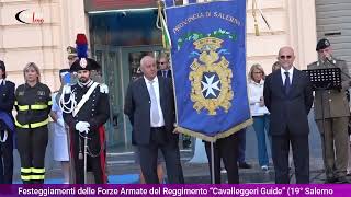 Festeggiamenti delle Forze armate Regimento quotCavalleggeri Guide quot19° Salerno [upl. by Dorothy]