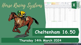 Thursday  Cheltenham 1650  Turn Up For The Books Golden Ace wins  Horse Racing System LIVE [upl. by Neoma112]