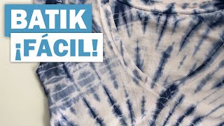 CÓMO HACER BATIK CON ANILINA EN MINUTOS [upl. by Monro]