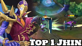 Wild Rift Jhin  Top 1 Jhin Soul Fighter Skin Gameplay Rank Challenger [upl. by Ennaeerb601]