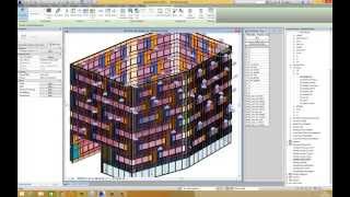 Case Study3 Part A A modular facade in Revit [upl. by Cirdahc]