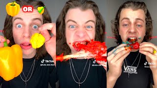 HOUR LukeDidThat Extreme Spicy Challenge TikTok Compilation 2024  Daily Fun [upl. by Nesnar86]