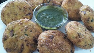 10 min Me tyar tasty snack  chaval ki tikiya recipe in hindi by Rasoi Ghar [upl. by Blake]