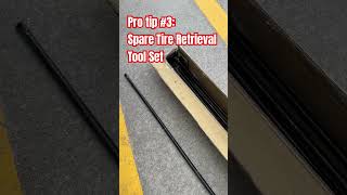 Pro Tip Spare Tire Retrieval Toolset roadrescue roadsideassistance roadsiderescue [upl. by Alwitt]