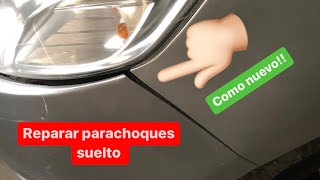 Reparar parachoques AUTO caído O ROTO LO DEJAMOS COMO NUEVO✅✅✅✅ [upl. by Dulciana424]