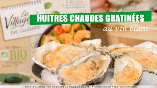 35 HUÎTRES CHAUDES GRATINÉES AU VIN BLANC [upl. by Gilead608]