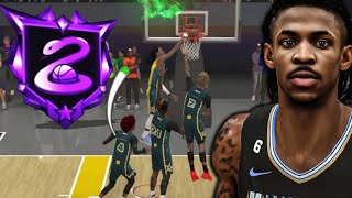 This JA MORANT Build with HOF SLITHERY is OVERPOWERED on NBA 2K24 [upl. by Danyette]