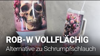 ROBW vollflächig bedrucken Im Video zeigen wir Dir eine schnelle Alternative zum Schrumpfschlauch [upl. by Ahsimac49]