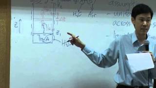 Transport Phenomena lecture on 300113  Mass transport 38 part 3 of 6 [upl. by Seiden]