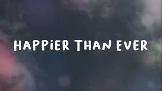 Billie Eillish  Happier than ever ASTN ver  KARAOKE INSTRUMENTAL LYRICS Tiktok Viral Song [upl. by Antoinetta]