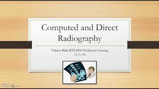 Computed vs Direct Radiography [upl. by Cirdes]