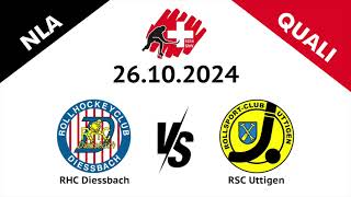 Highlights Rollhockey NLA  RHC Diessbach vs RSC Uttigen [upl. by Esyned]