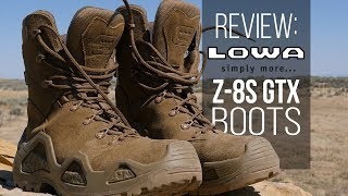 Lowa Z8S GTX Boot Review Versatile Leather Boots for Hiking Hunting and More [upl. by Eetsud]