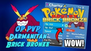 Pokemon Brick Bronze PvP  DARMANITAN DESTROYING HIGH RANKED PLAYER [upl. by Mike]