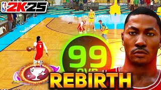 99 OVR  REBIRTH  CONTACT DUNKS  DEMIGOD BUILD in NBA 2K25 [upl. by Maitland]