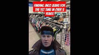 finding jnco jeans at the thrift store jnco jncojeans 90s nostalgia thriftstorefinds reseller [upl. by Ainessej]