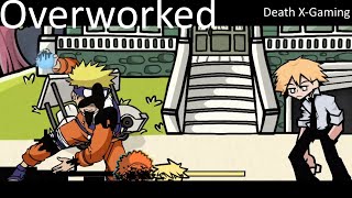 Friday Night Funkin  Overworked But Its Pibby Naruto Vs Denji My Cover FNF MODS [upl. by Jay]