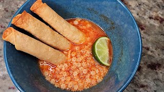 Sopa De Fideo And Tacos For Dinner  Taquitos Recipe EASY [upl. by Aleen]