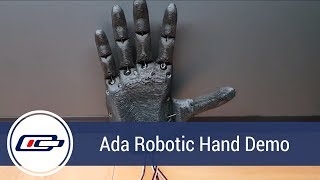 3D Printed Ada Hand by Open Bionics [upl. by Cinemod264]