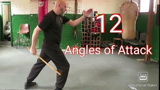 Kali Stick Fighting Basics 12 Angles of Attack and 12 Blocks with a Stick [upl. by Atikin602]