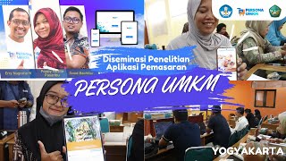 Kini hadir di Jogja aplikasi PERSONA UMKM Meningkatkan Daya Saing UMKM di Era Digital [upl. by Chaves370]