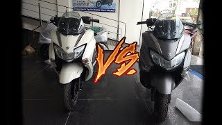 Suzuki Burgman 125  Grey VS White Color  Color Comparison  2018 [upl. by Craner]