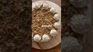 Recept na narozeninový ořechový dort v komentářích 🎂 dort cake recept recepty narozeniny [upl. by Zacks]