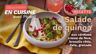 Recette Salade de quinoa aux céréales [upl. by Tanah470]