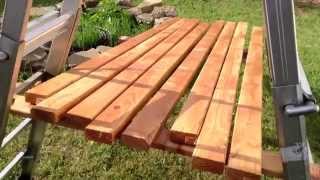 Deck Stain and Paints Rustoleum Deck Restore paint vs Flood CM UV stainpreservative [upl. by Bently]