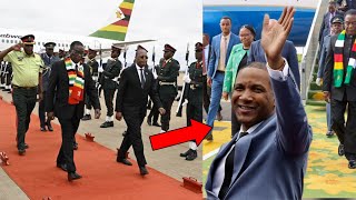 WATCH LIVE🥵Arrival of Botswana President Duma Boko to attend ZanuPF SADC meeting in Zimbabwe🇿🇼🔥 [upl. by Lam]