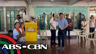 Early bird Marcos Jr casts vote in Ilocos Norte  ABSCBN News [upl. by Uhile]