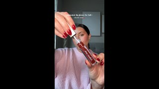 Ambers ColorLuxe High Impact Lip Glaze TryOn [upl. by Namwob]