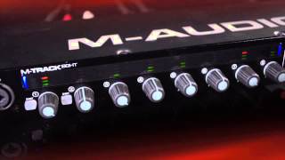 MAudio MTrack Eight 8Channel USB 20 Audio Interface [upl. by Allez]