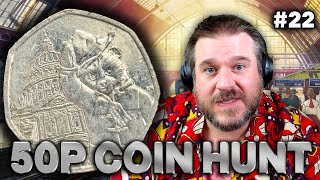 £250 of 50p Coins  The Hunt for Rare Coins  Part 22 [upl. by Ayo]