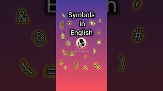 Symbols Names in English  The World of Symbols in English Symbols in English  shorts 🔄 [upl. by Ailecara206]