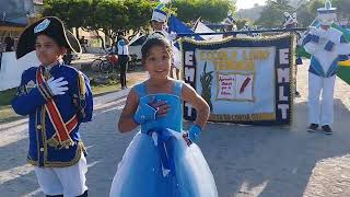 Desfile hino nacional brasileiro 🇧🇷 looks de princesa Leopoldina e Dom Pedro 1° [upl. by Ahseinek]